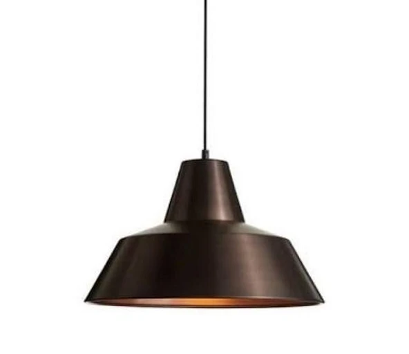 RİOLİGHT RETRO KAHVE İÇİ KAHVE TEKLİ METAL SARKIT ÇAP: 24CM ürün görseli 1