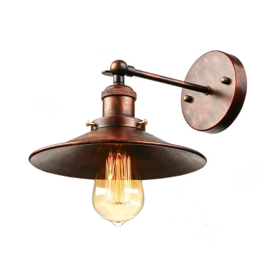 RİOLİGHT RETRO BAKIR ESKİTME METAL APLİK ŞAPKA ÇAPI: 22CM ürün görseli 1