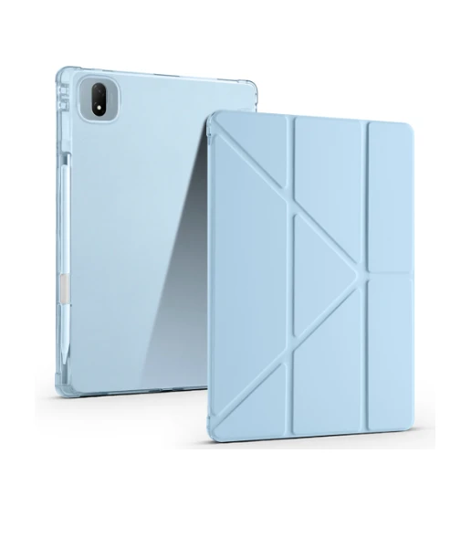 Honor Magic Pad 2 Uyumlu Kalem Bölmeli Uyku Modlu Standlı Trifolding Tablet Kılıfı ürün görseli 1