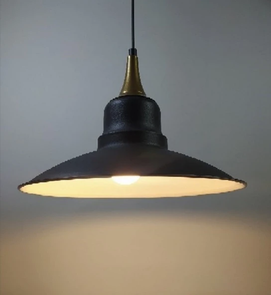 RRİOLİGHT RETRO BRONZ ASKILI TEKLİ METAL SARKIT ÇAP: 30CM ürün görseli 1