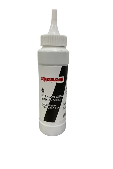 SİYAH SIVI GIDA RENKLENDİRİCİSİ 250 ML ürün görseli 1