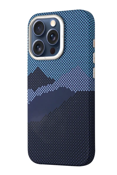 Fuchsia iPhone 14 Pro ile Uyumlu HBC-263 Monaco Kapak - Lacivert ürün görseli 1
