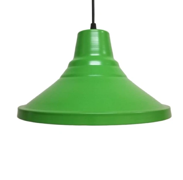RİOLİGHT RETRO YEŞİL İÇİ BEYAZ TEKLİ METAL SARKIT ürün görseli 1
