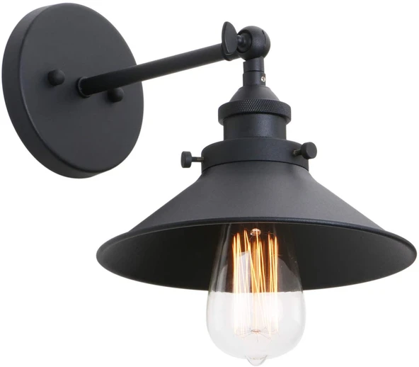 RİOLİGHT RETRO MAFSALLI SİYAH METAL APLİK ŞAPKA ÇAPI: 22CM ürün görseli 1