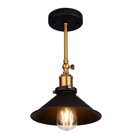 RİOLİGHT RETROESKİTME MAFSALLI HAREKETLİ BAŞLIK PLOFONYER AVİZE ŞAPKA ÇAPI:22CM ürün görseli 1