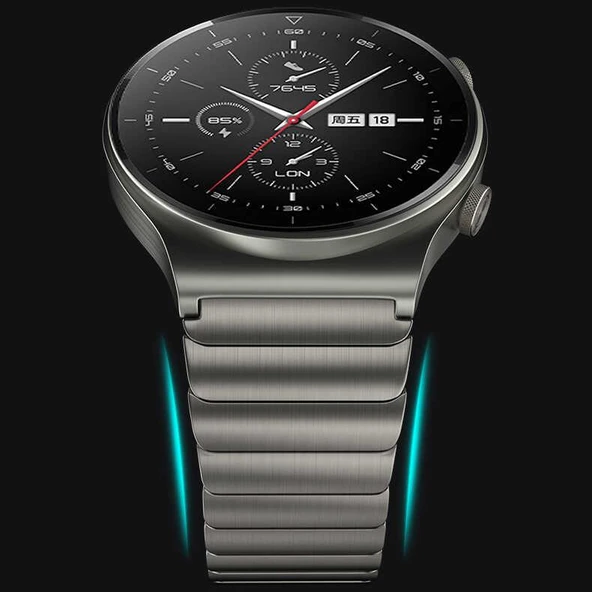 Gear S3 KRD-35 22mm Metal Kordon - Resim 8