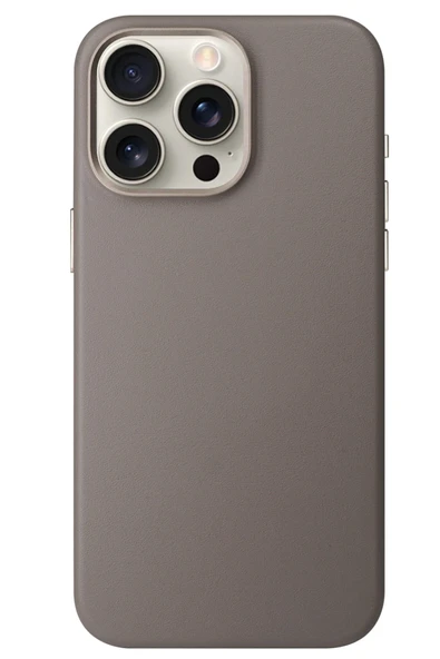 Fuchsia iPhone 15 Pro Max ile Uyumlu HBC-242 Dividing Kablosuz Şarj Özellikli Kapak - Titan Gri ürün görseli 1