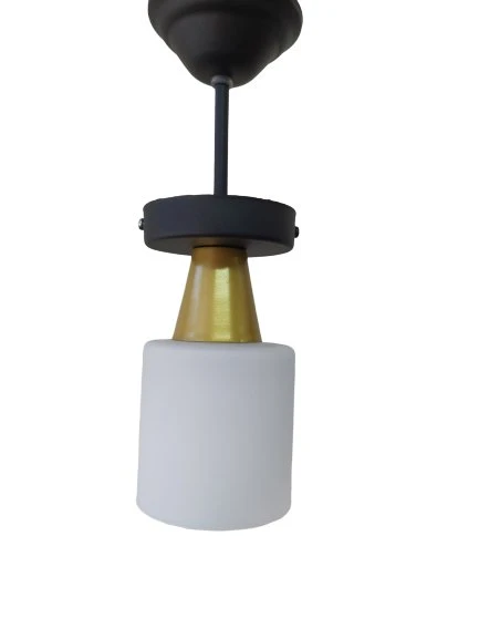 RİOLİGHT RETRO RUSTİK OPAL CAMLI TEKLİ SARKIT AVİZE ürün görseli 1