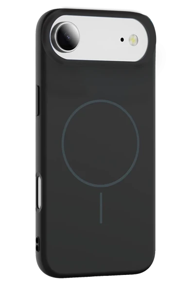 Fuchsia iPhone 17 Air ile Uyumlu Jully Kablosuz Şarj Özellikli Kapak - Siyah ürün görseli 1
