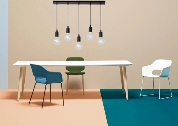 RİOLİGHT RETRO1,RUSTİK1,VİNTAGE1 MODERN 5XE27 DUYLU METAL MASA ÜSTÜ SARKIT AVİZE UZUNLUK:60CM ürün görseli 1