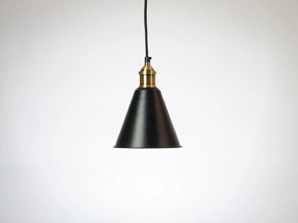 RİOLİGHT RETRO6,RUSTİK,VİNTAGE KOLİDOR,ODA,MUTFAK,CAFELER İÇİN 1XE27 DUYLU TEKLİ METAL SARKIT AVİZE ürün görseli 1