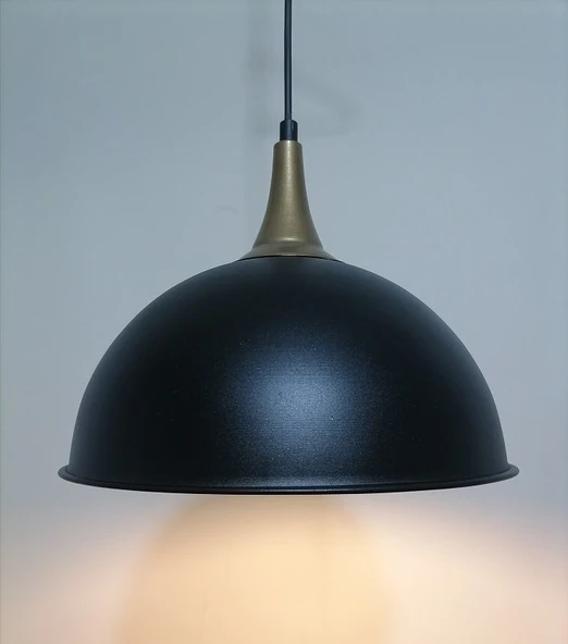 RİOLİGHT RETRO,RUSTİK,MODERN ESKİTME AKSESUARLI MUTFAK,ODA,CAFE İÇİN TEKLİ METAL SARKIT ÇAP:30CM ürün görseli 1