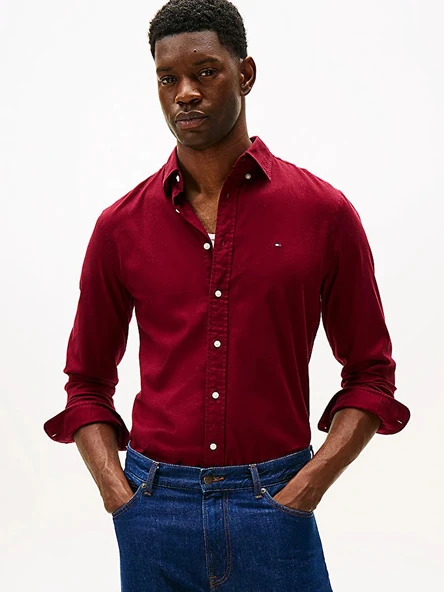 FLEX FLANNEL SOLID RF SHIRT Erkek Mor UK Gömlek - MW0MW40469 - Resim 2