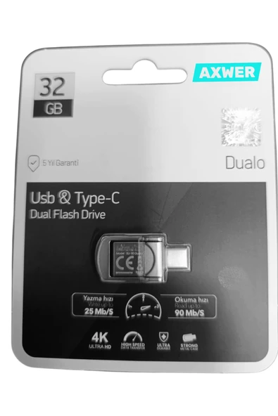 32GB Usb Type-C Bellek USB3.0 ürün görseli 1