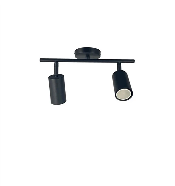 RİOLİGHT LED 1 SPOT,LED AVİZE SİYAH GÖVDE GÜN IŞIĞI AMPÜLLÜ  360 DERECE HAREKETLİ BAŞLIK SPOT ürün görseli 1