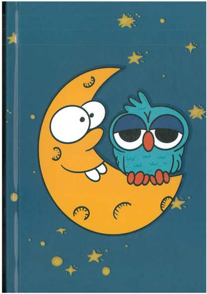 Paklon Tasarım Defter 80 Yap. Kareli Baykuş A5 14x21 ürün görseli 1