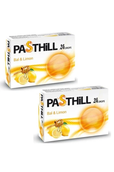 Pasthill Bal Ve Limon 24 Pastil 2'Li PAKET (SKT:08/2028) ürün görseli 1