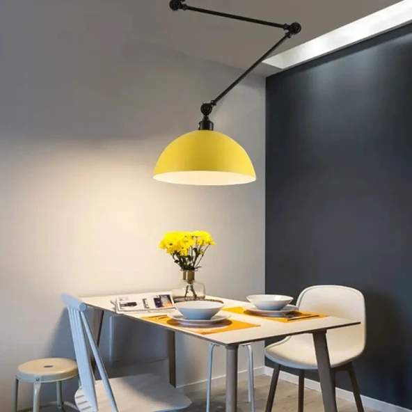 RİOLİGHT MODERN,RETRO,RUSTİK HAREKETLİ AKROBAT SARKIT AVİZE ŞAPKA ÇAPI:30CM ürün görseli 1