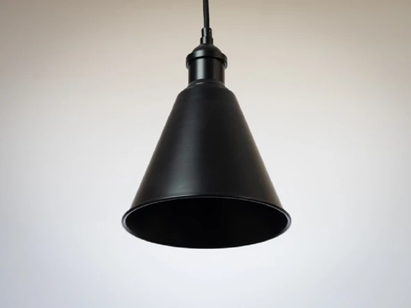 RİOLİGHT RETRO4,RUSTİK,VİNTAGE KOLİDOR,ODA,MUTFAK,CAFELER İÇİN 1XE27 DUYLU TEKLİ METAL SARKIT AVİZE ürün görseli 1