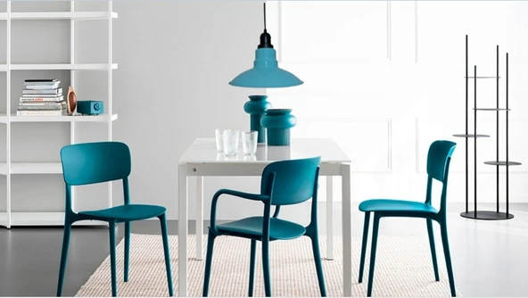 RİOLİGHT RETRO,VİNTAGE,MODERN TURKUAZ 1XE27 DUYLU TEKLİ METAL SARKIT AVİZE ÇAP:30CM ürün görseli 1