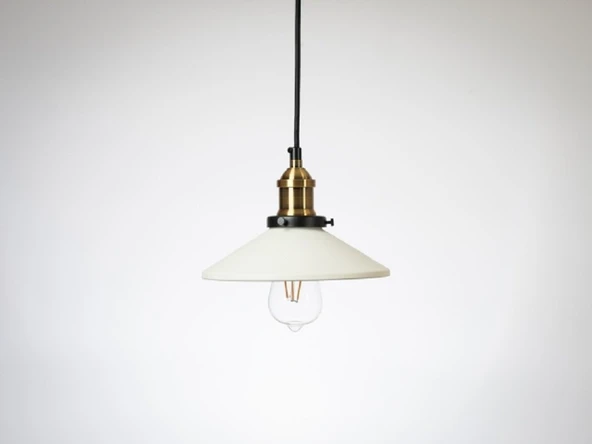 RİOLİGHT RETRO5,RUSTİK MUTFAK,ODA,KOLİDOR,CAFELER İÇİN TEKLİ E27 DUYLU METAL SARKIT AVİZE ÇAP:23CM ürün görseli 1