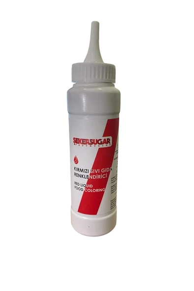 KIRMIZI SIVI GIDA RENKLENDİRİCİ 250 ml ürün görseli 1