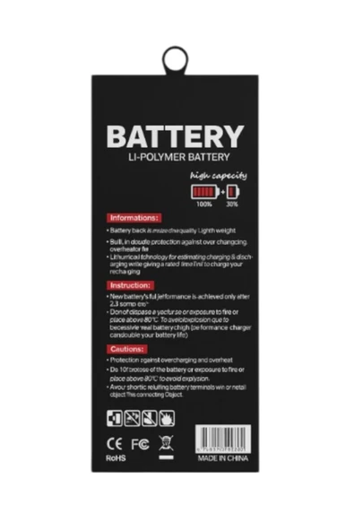 İphone 11 Li-Polymer Battery Yüksek Kapasite - Resim 3