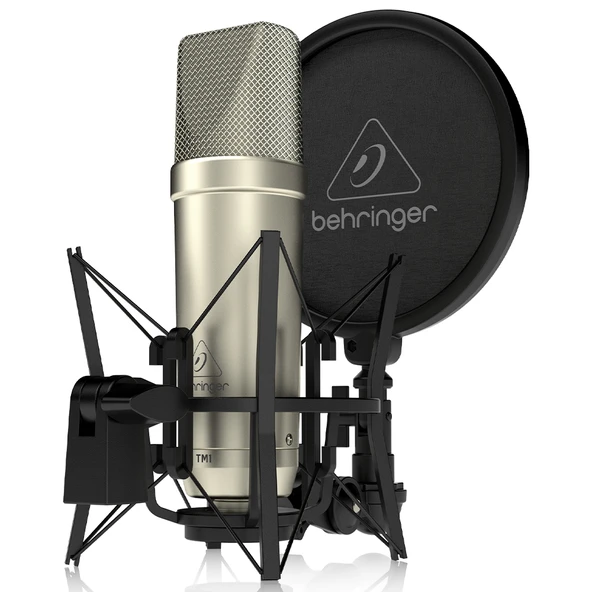 BEHRINGER TM1 Geniş Diyafram Kondenser Mikrofon (Aksesuar Seti Dahil) ürün görseli 1