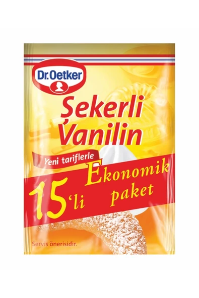 Dr. Oetker Şekerli Vanilin 15-li ürün görseli 1
