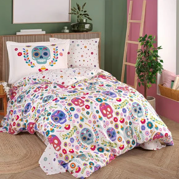 Hobby Tek Kişilik Poplin Nevresim Takımı Alice Fuşya ürün görseli 1
