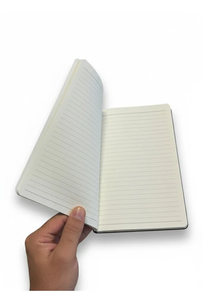 Defter Dayanıklı Lastikli Çizgili Defter - Resim 2