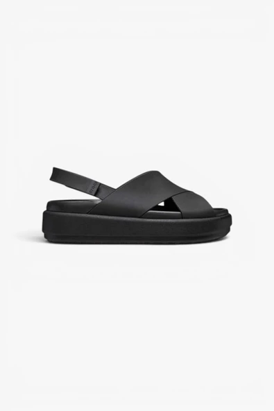 Crocs   Brooklyn Luxe Cross Strap Kadın Siyah Terlik - 209407 ürün görseli 1