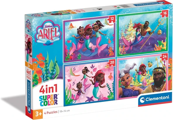 Clementoni 4 İn 1 Puzzle Ariel 21533 ürün görseli 1