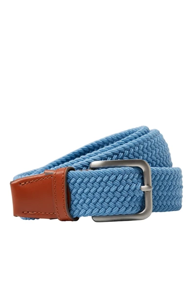 Jack & Jones   JACSPRING WOVEN BELT NOOS Erkek Mavi Kemer - 12118114 ürün görseli 1