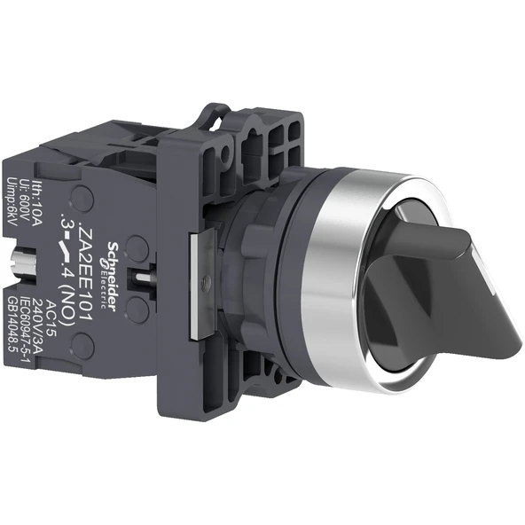 Schneider Electric XA2ED33 Mandallı Buton 2NA 1-0-2 ürün görseli 1