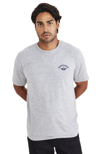 Dockers   GRAPHIC TEE 1 FAN TEE BEAUTIFUL BLACK (L Erkek Gri T-Shirt - A1103 ürün görseli 1
