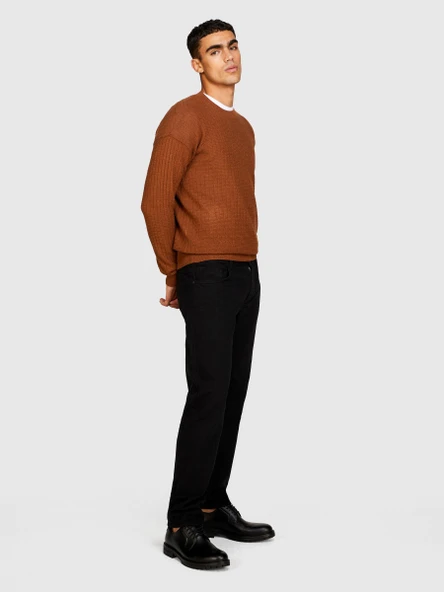 Sisley   Stockholm Slim Fit Denim Pantolon Erkek Siyah Pantolon - 323A4OH2SE01P ürün görseli 1