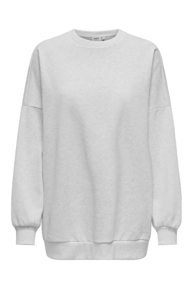 Only   ONLDAZE L/S OVERSIZE O-NECK SWT Kadın Gri Sweatshirt - 15335172 ürün görseli 1