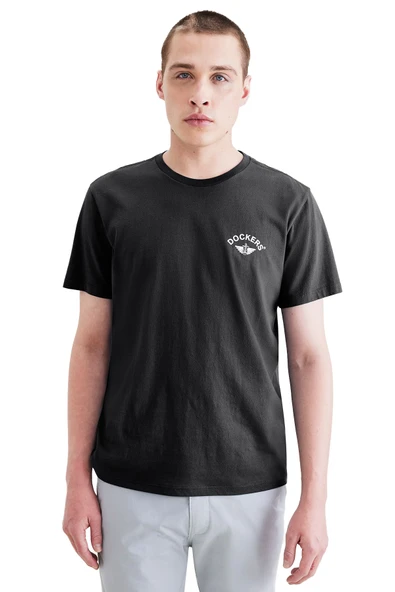 Dockers   GRAPHIC TEE 1 FAN TEE BEAUTIFUL BLACK (L Erkek Siyah T-Shirt - A1103 ürün görseli 1