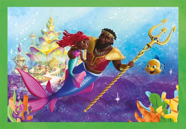 Clementoni 4 İn 1 Puzzle Ariel 21533 - Resim 4
