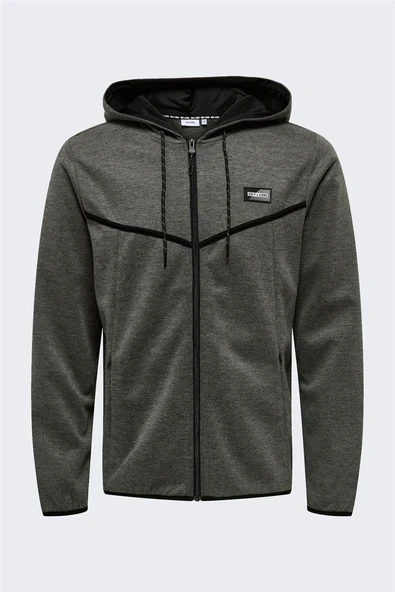 Only & Sons   ONSLIAM REG HOODIE TRACKSUIT NOOS Erkek Yeşil Sweatshirt - 22029842 ürün görseli 1