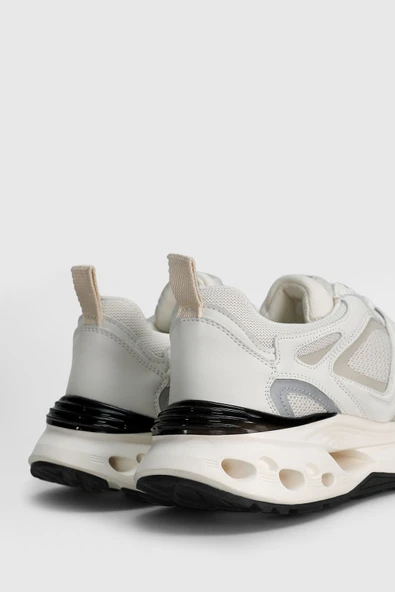 Lufian Vlad Ekru Erkek Sneaker - Resim 4