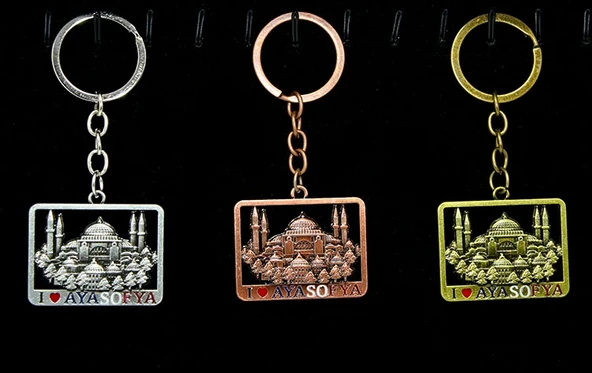 Metal Ayasofya Anahtarlık Liv325 ürün görseli 1