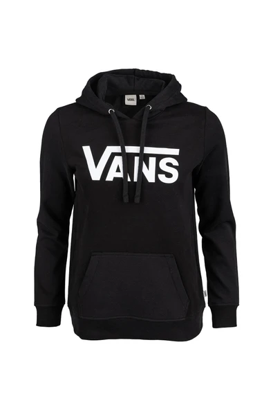 Vans   WM DROP V LOGO HOODIE-B Kadın Siyah Sweatshirt - VN0A5HNP ürün görseli 1