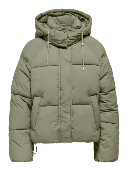 Only   ONLHOPE SHORT PUFFER JACKET CC OTW Kadın Yeşil Mont - 15322013 ürün görseli 1