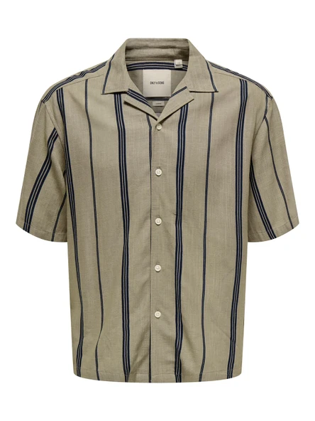 Only & Sons   ONSSTEPAN LOOSE FIT 006 SHIRT Erkek Gray Gömlek - 22033631 ürün görseli 1