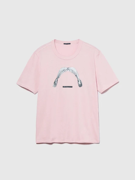Sisley   %100 Pamuk Önü Baskılı Bisiklet Yaka T-Shirt Erkek Mix T-Shirt - 324P3I1XS103J ürün görseli 1