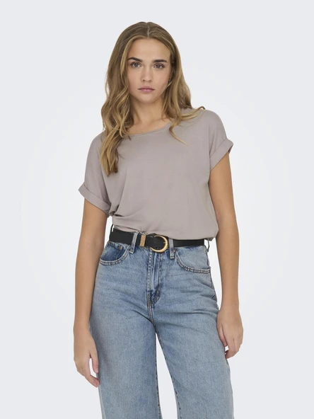 Only   ONLMOSTER S/S O-NECK TOP NOOS JRS Kadın Etherea T-Shirt - 15106662 ürün görseli 1