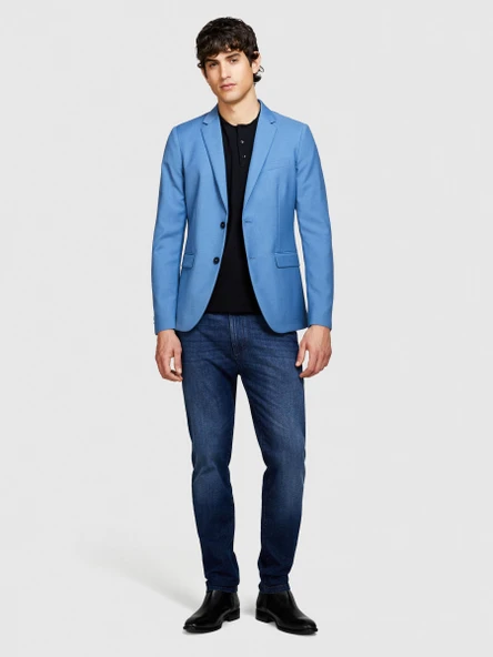 Sisley   Streç Pamuklu Kemer Delikli Slim Fit Denim Pantolon Erkek Haki Mix Pantolon - 324P44ZASF024 ürün görseli 1
