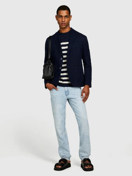 Sisley   5 Cepli Normal Bel Denim Pantolon Erkek Siyah Pantolon - 324P4SUYSE022 ürün görseli 1